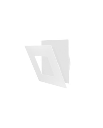 DALIA * APLIQUE CUADRADO 18W - BLANCO + BLANCO